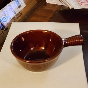 Heinz by Western Brown Soup Bowl with Handle